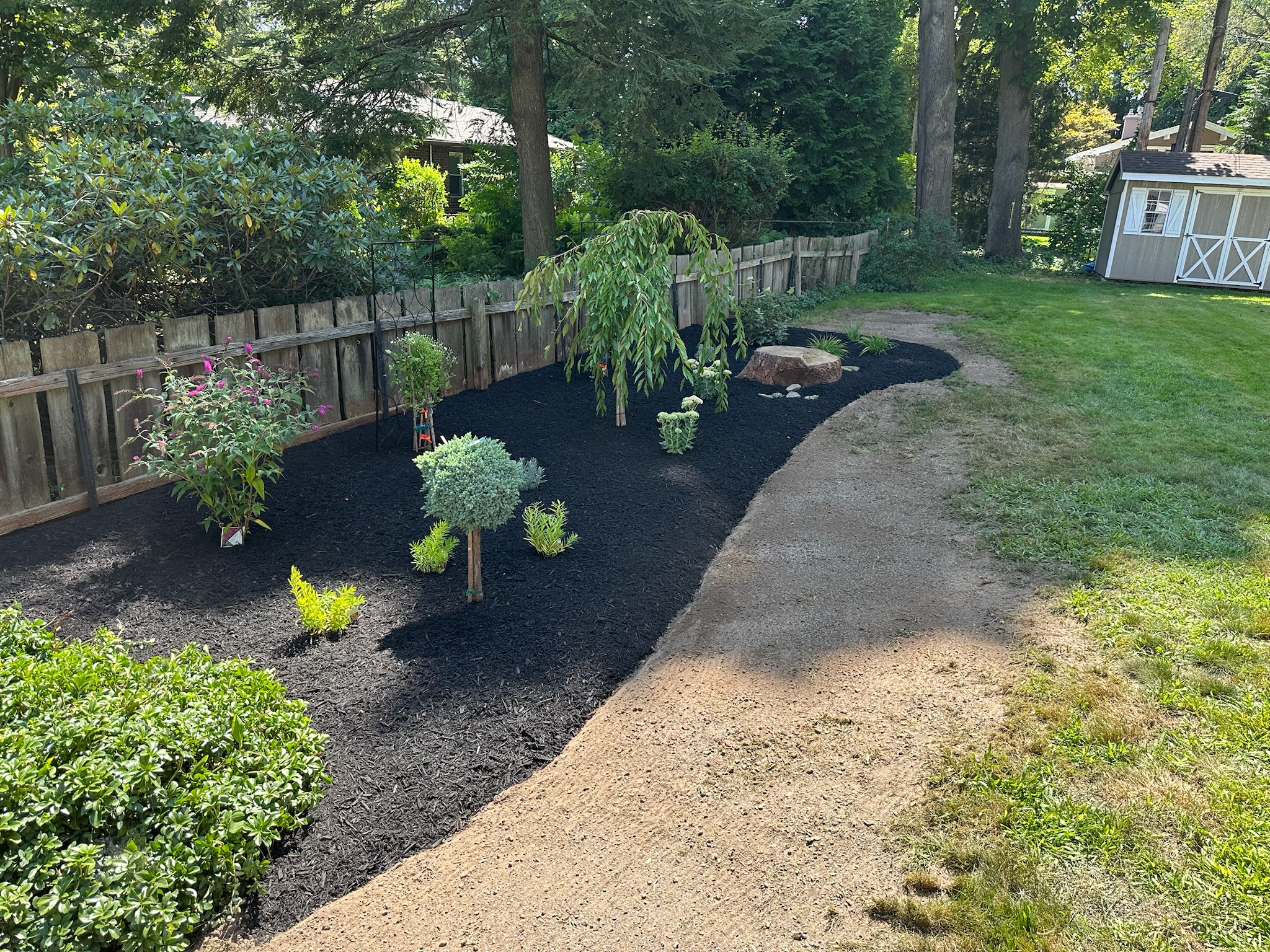 2023 garden upgrade after photo 2